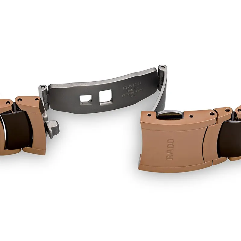 Rado Centrix Automatic Brown Dial 12 Diamonds Men's Watch- R30036752